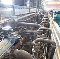 Steam condenser for the paper industry