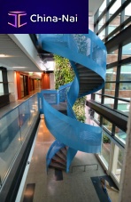 Metal railing INFILLperforated sheet metalindoorfor stair