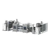 Articulated arm spraying machine