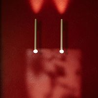 Contemporary wall light FLAUTAoutdooraluminumcylindrical