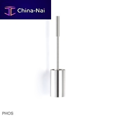 Brushed stainless steel toilet brush HWCBwall-mountedsatin