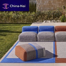 Contemporary pouf Mangas OutdoorPETfoamsquare