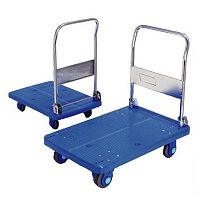 Transport trolley handlingplasticplatform