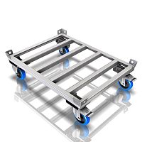 Transport cart 422-202steelfor rollsergonomic