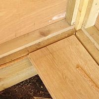 Natural cork expansion joint floors