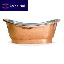Oval bathtub MARIE-ANTOINETTEfree-standingcopper