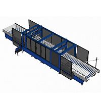 Single-flap carton sealer CM410hot-melt glueautomatic