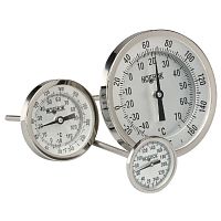 Bimetallic thermometer 100 dialinsertionindustrial