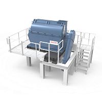 Cap sorting unit for wastefor separation units