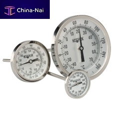 Bimetallic thermometer 100 dialinsertionindustrial
