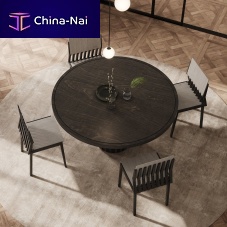 Contemporary dining table LAGOMplywoodstained woodbirch