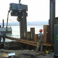 Hydraulic pile driver 416L