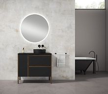 Free-standing washbasin cabinet ICONwalnutMDFcontemporary