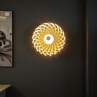 Contemporary wall light TR5indoorbirchround
