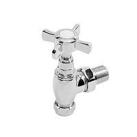 Wall-mounted shut-off valve V4 chromed metalbrassbathroom