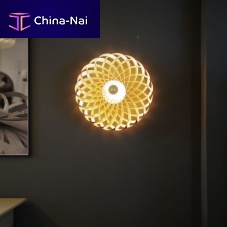 Contemporary wall light TR5indoorbirchround