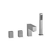 Double-handle shower mixer tap ANTONIO MIRO BAO: 039 503 110for bathtubdeck mountedchromed metal