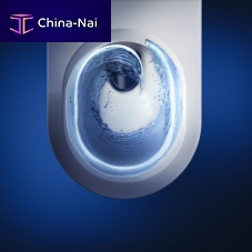 Wall-hung toilet TwistFlush[e]ceramicrimlessoval