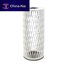Floor lamp CADIXaluminummeshminimalist design