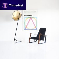 Floor-standing lamp RFLsteelacrylicleather