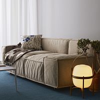 Corner sofa BOXPLAYcontemporaryfabricleather