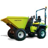 Articulated-chassis dumper DW35rubber-tiredhydraulicfront-loading