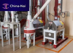 Cereal production line for the food industry