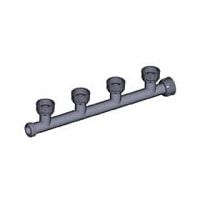 Multi-channel manifold UP.26.MFD.4OUTPVC-Uthreaded