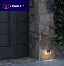 Recessed wall light fixture UVELEDroundIP44