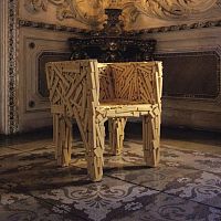 Original design armchair Favelateakpineteak