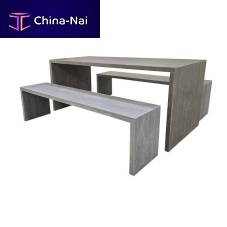 Contemporary table UTHOPIA sintered stonestone baserectangular