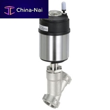 Angle seat valve 2100 pistonpneumatically-operatedfor control