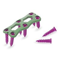 Cervical arthrodesis plate Flex Winglockingtitanium2 levels