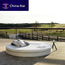 Contemporary daybed SLIM fabricleatheraluminum
