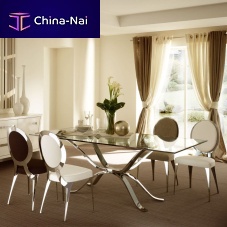 Contemporary table ATLANTEironiron baserectangular