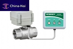Shut-off valve NSF61/CE/ISO9001, Leak Alarm, Closed Valve Automaticllyfor waterzero-bleed