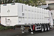 3-axle semi-trailer rear loading