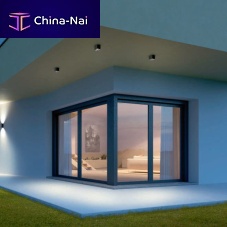 Contemporary ceiling light HUBsquareglasscast aluminum