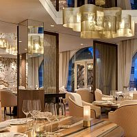 Contemporary chandelier CLOUD N�27Cpolished stainless steel5 lightcommercial