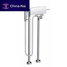 Bathtub mixer tap F3654/4floor-mountedchromed metalbathroom
