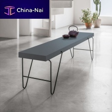 Contemporary bench PANKETTAoaklacquered woodmetal