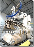 Robotic palletizer bagcasehandling