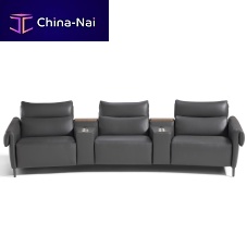 Semicircular sofa Odeoncontemporaryfabricleather