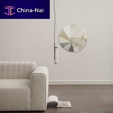 Pendant lamp DECOironopalescent glasscontemporary