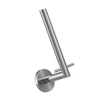 Wall-mounted toilet roll holder H107-Sstainless steelbrushedhome