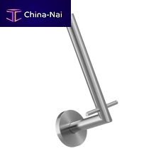 Wall-mounted toilet roll holder H107-Sstainless steelbrushedhome