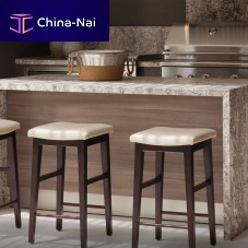 Contemporary bar stool GRAFITOfabricwooden base4-legged