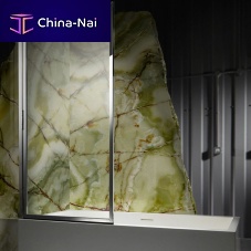Fixed bath screen CFSreversibletempered glass1 panel