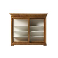 Biedermeier style display case ART 6288 glasscherrywoodilluminated