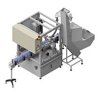 Linear capping machine CAPLINE CNautomaticcansfor bottles